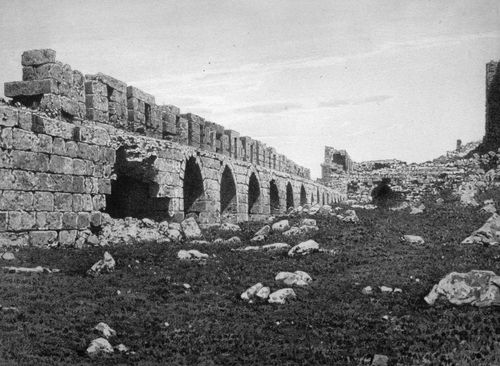 View of an archeological site near the Dead Sea, Israel