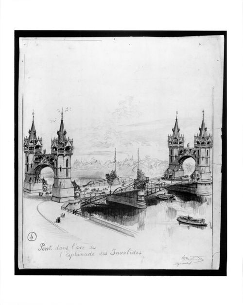 Exp.univ.1900 Paris-'Pont/l'esplanadedes invalides'