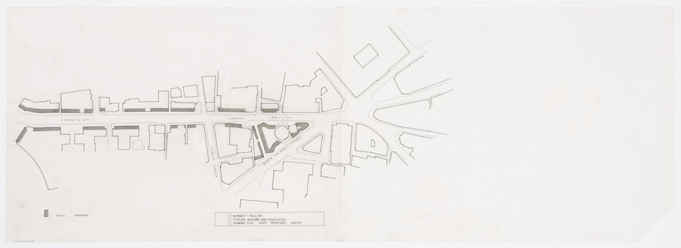 No.1 Poultry, London, England: site plan