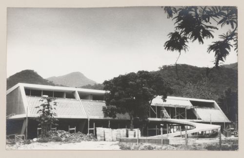 View of Leonel Miranda House, under construction, Rio de Janeiro, Brazil
