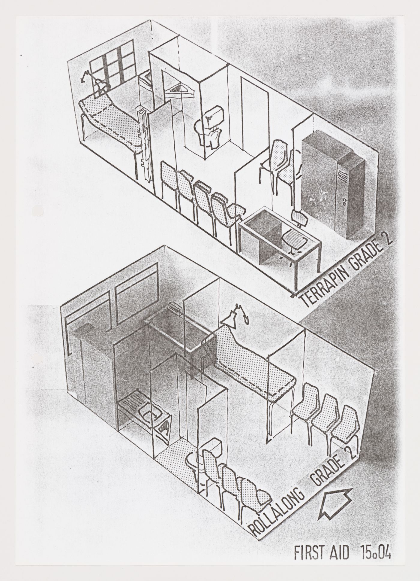 McAppy: portable enclosures used as first aid stations