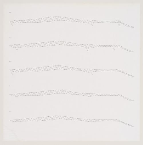 Space frame sections (Y16-Y20), Odawara Municipal Sports Complex, Odawara, Kanagawa, Japan