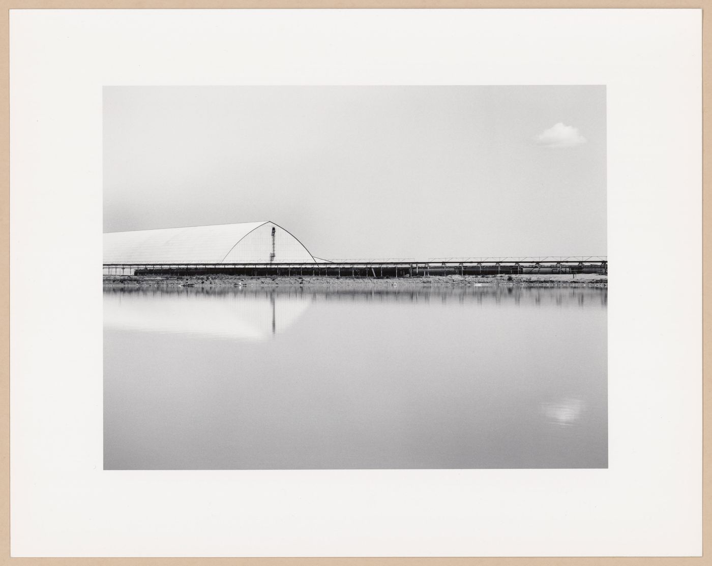 Storage and conveyor complex, Potash Corporation of Saskatchewan Mining Ltd., Rocanville, Saskatchewan, from the series The Forms of Canadian Industrial Architecture