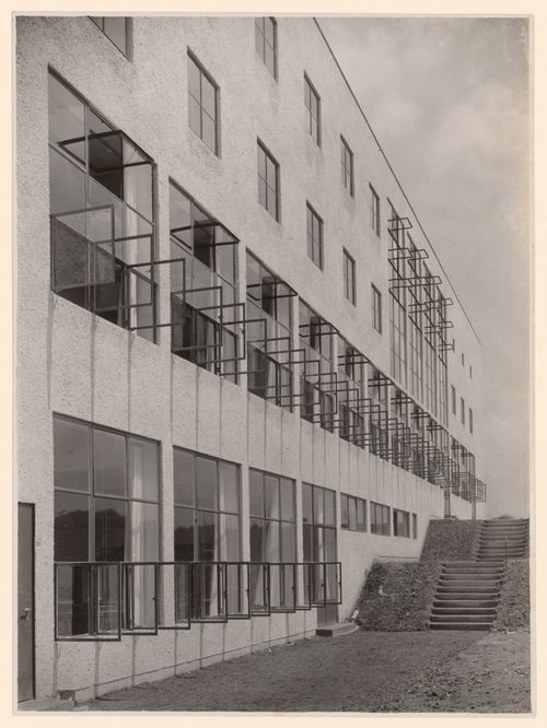 Exterior, facade of 5-story modern building