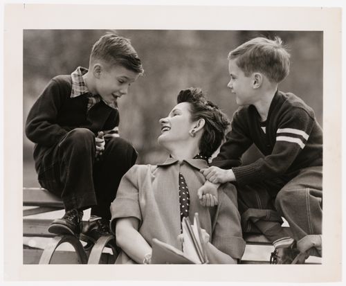 Anne Alpert with Gordon and John Sebastian Matta