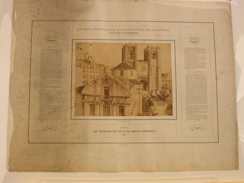 Plate from portfolio ''Revista Pittoresca e Descriptiva de Portugal com Vistas Photographicas''