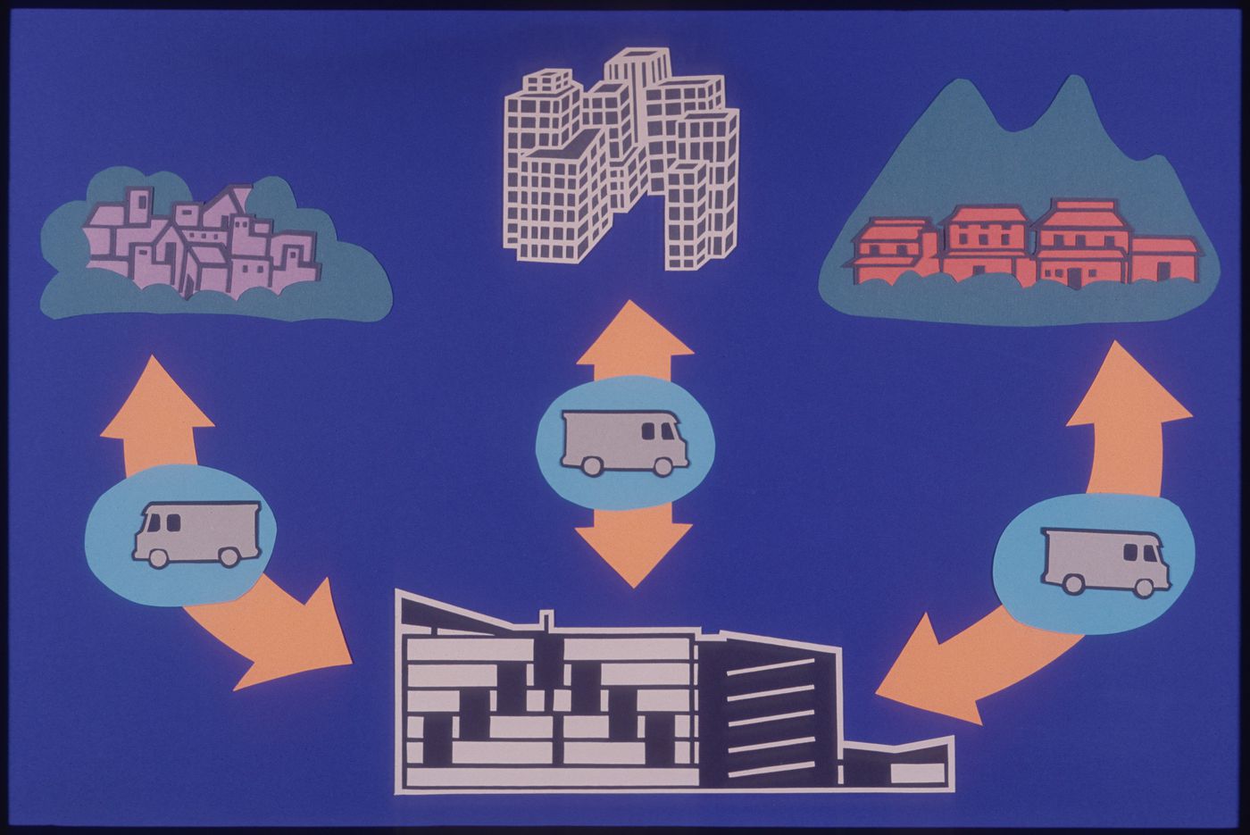 Slide for the project of "Multivisions" slides shows presentations about Chandigarh