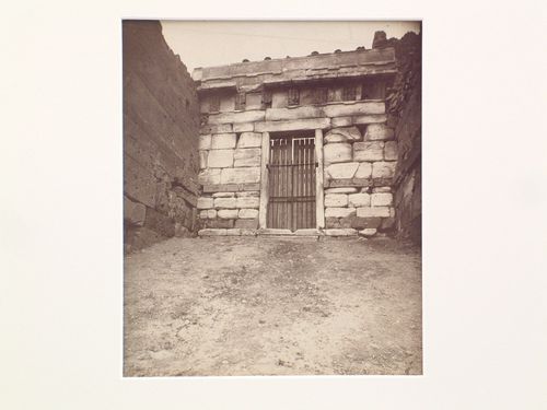 Ancient Gate of the Acropolis, as restored by Valerian, and excavated by Beulé in 1952.
