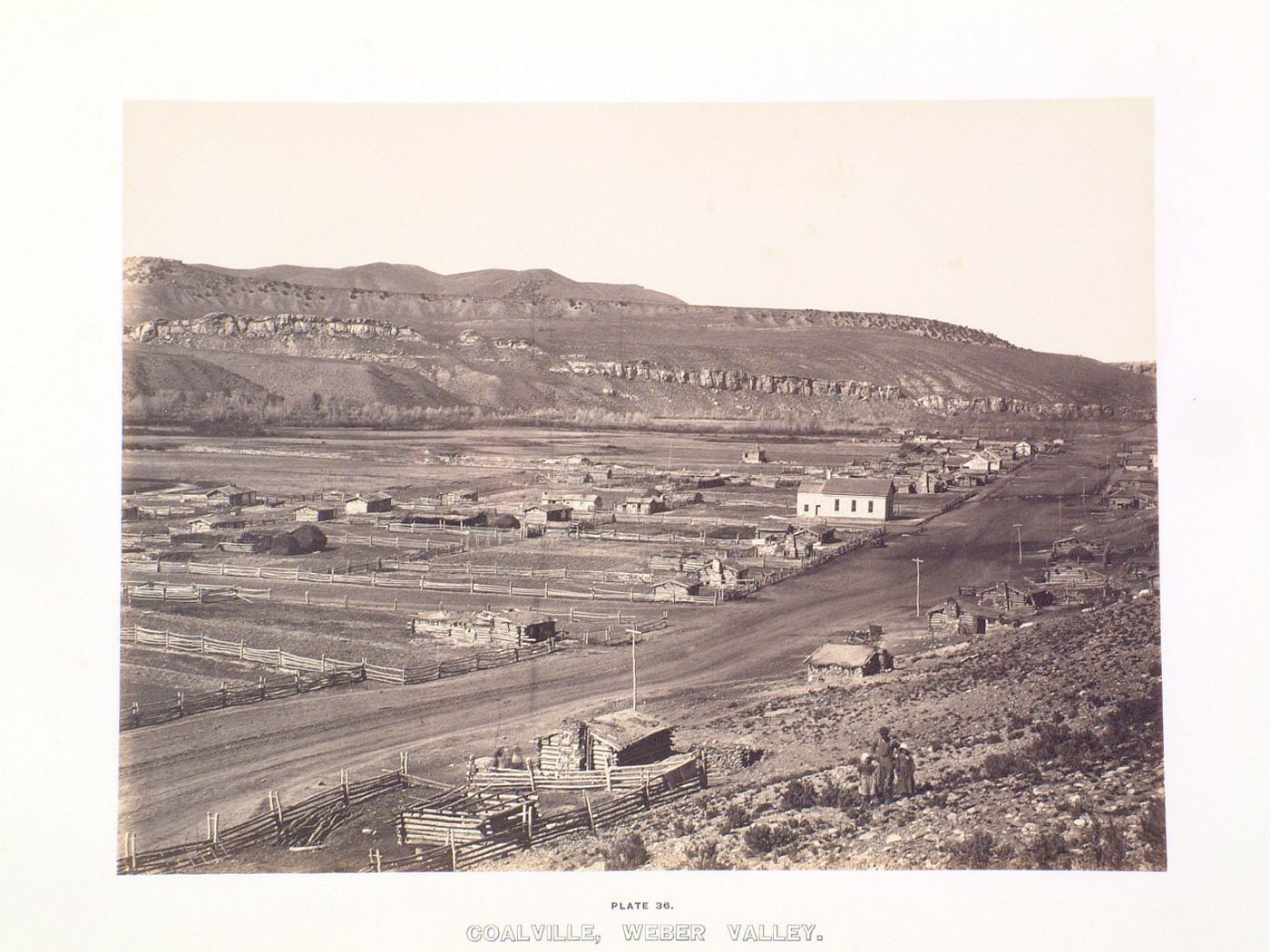 Small settlement off road, Coalville, Utah