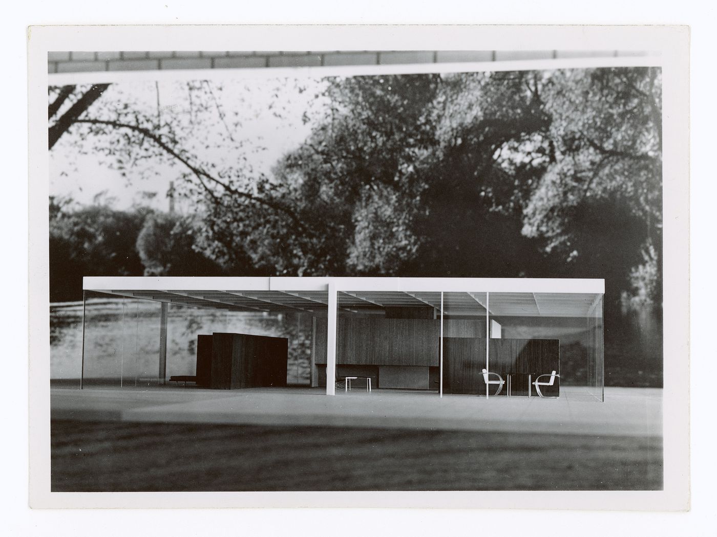 View of model for 50 x 50 House (unbuilt project)