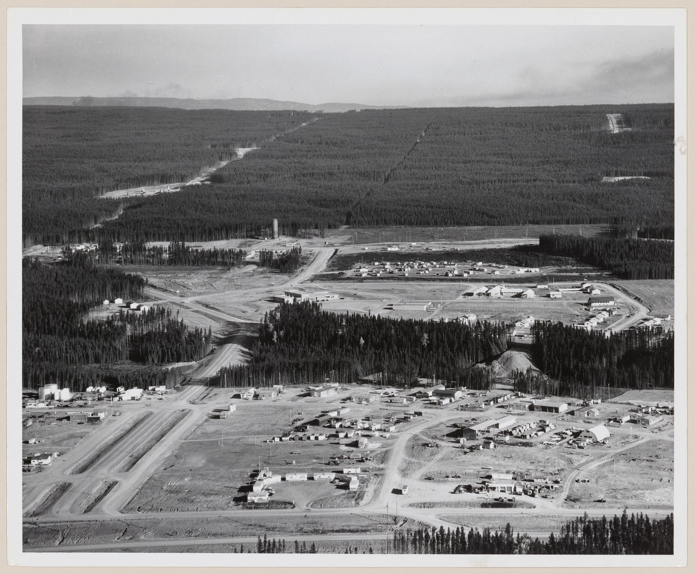 Swan Hills recently established oil industry townsite, Alberta