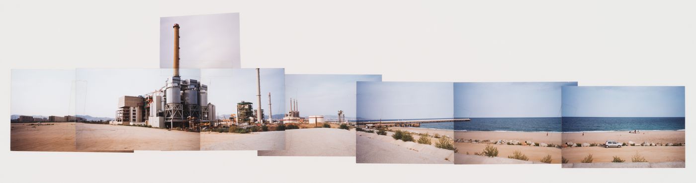 Photomontage, Parque litoral nord-est, Barcelona Forum 2004, San Adrián de Besós, Spain