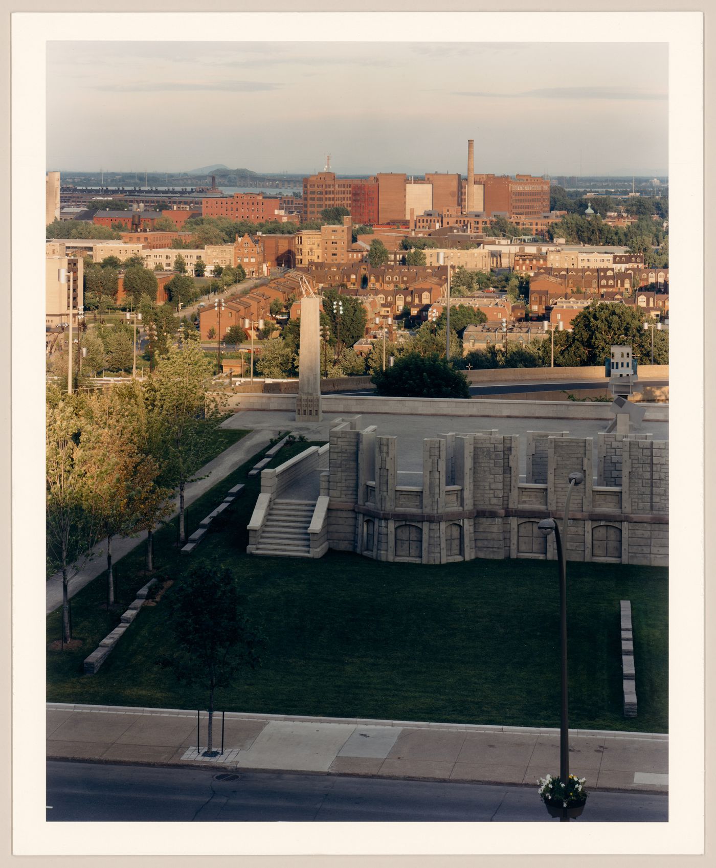 Section 3 of 6 of Panorama, CCA garden, Montréal, Québec, Canada