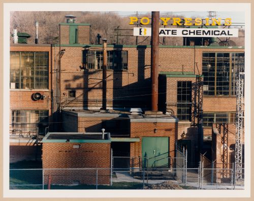 Don Valley: Partial front view of Bate Polyresins Factory, Don Valley, Toronto, Ontario