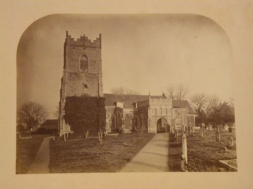 View of a church, probably St. Mary the Virgin, Ardleigh, Essex, England