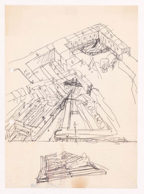 Sketch axonometric views for Loteamento Bárbara de Sousa, Ovar, Portugal