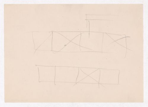 Various documents and drawings including furniture design and office renovation: File G 715