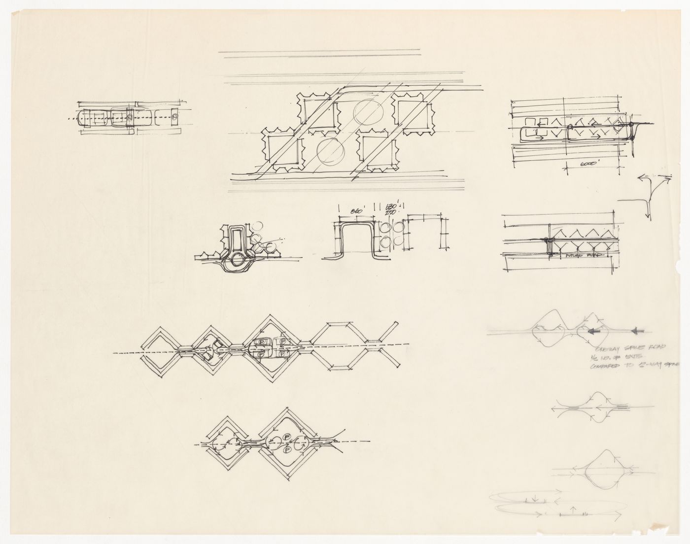 Sketches for Montreal International Airport, Montreal