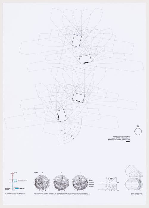 Technical information on solar energy, Torres mixtas bioclimáticas en el Humedal de Salburúa Fens, Vitoria, Spain