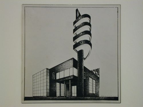 Padiglione per i nuovi material da costruzione. Arch. Guido Fretto