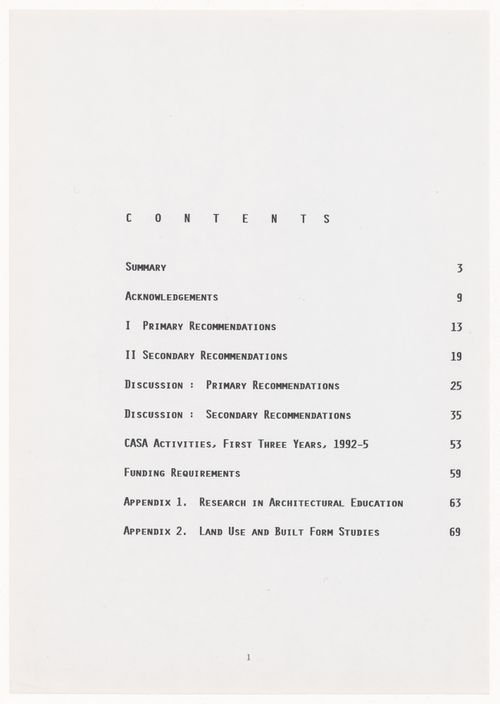 Corrected report for Centre for Advanced Studies in Architecture (CASA), National University of Singapore