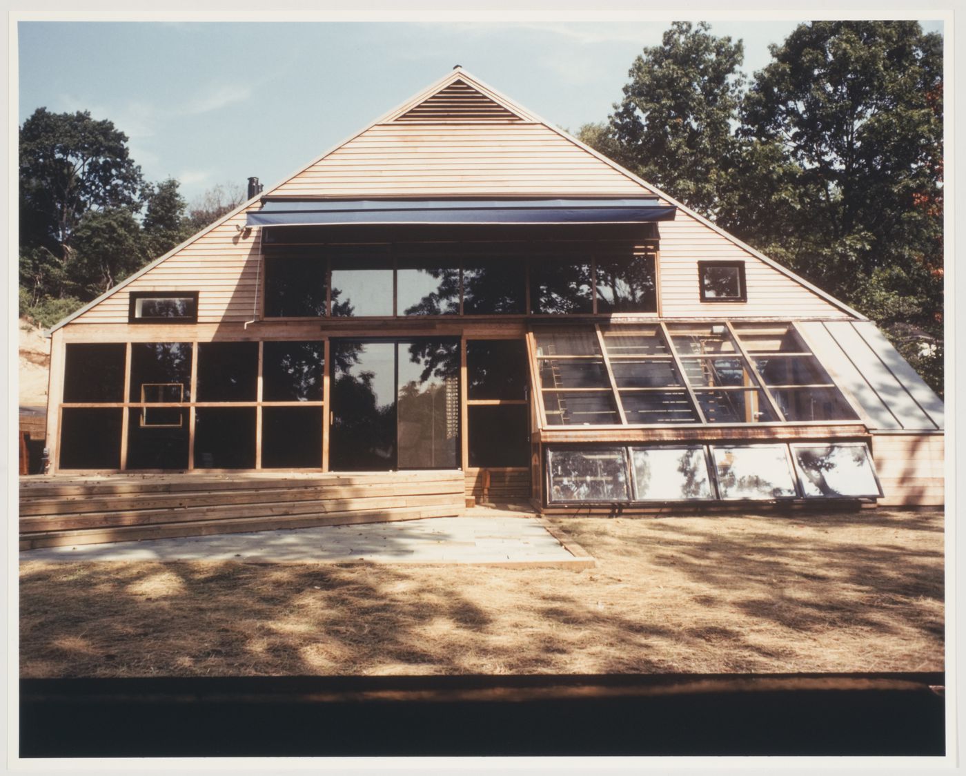 View of a façade of the Mills-Wright Residence in Chatham, New Jersey