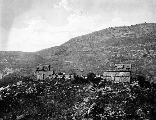 View of an archeological site near the Dead Sea, Israel