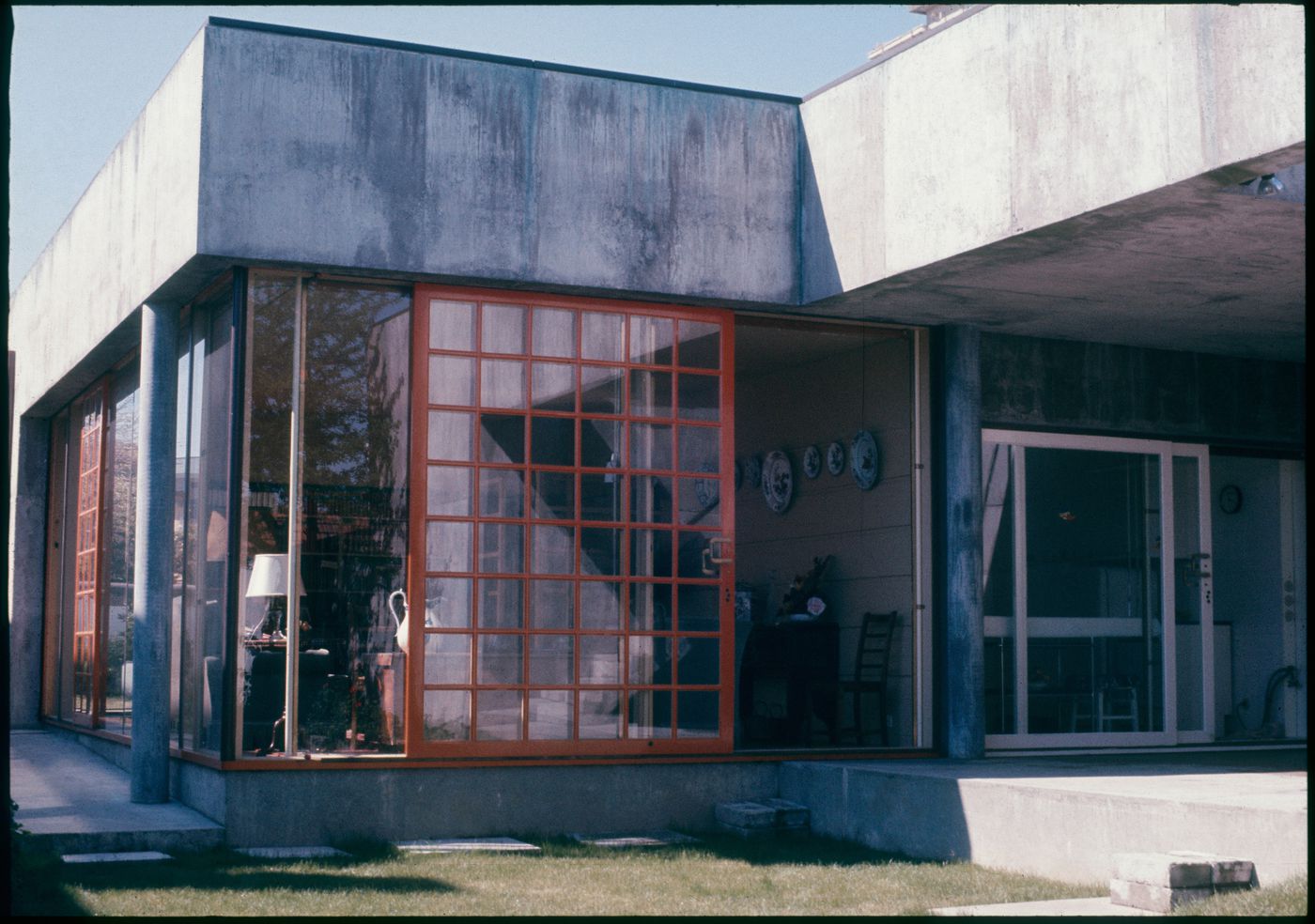 Slide of exterior view of Casa Manuel Magalhães, Porto