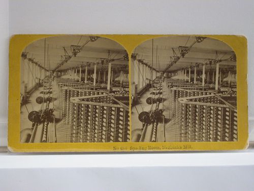 Spooling Room, Mechanics Mill, New England, United States