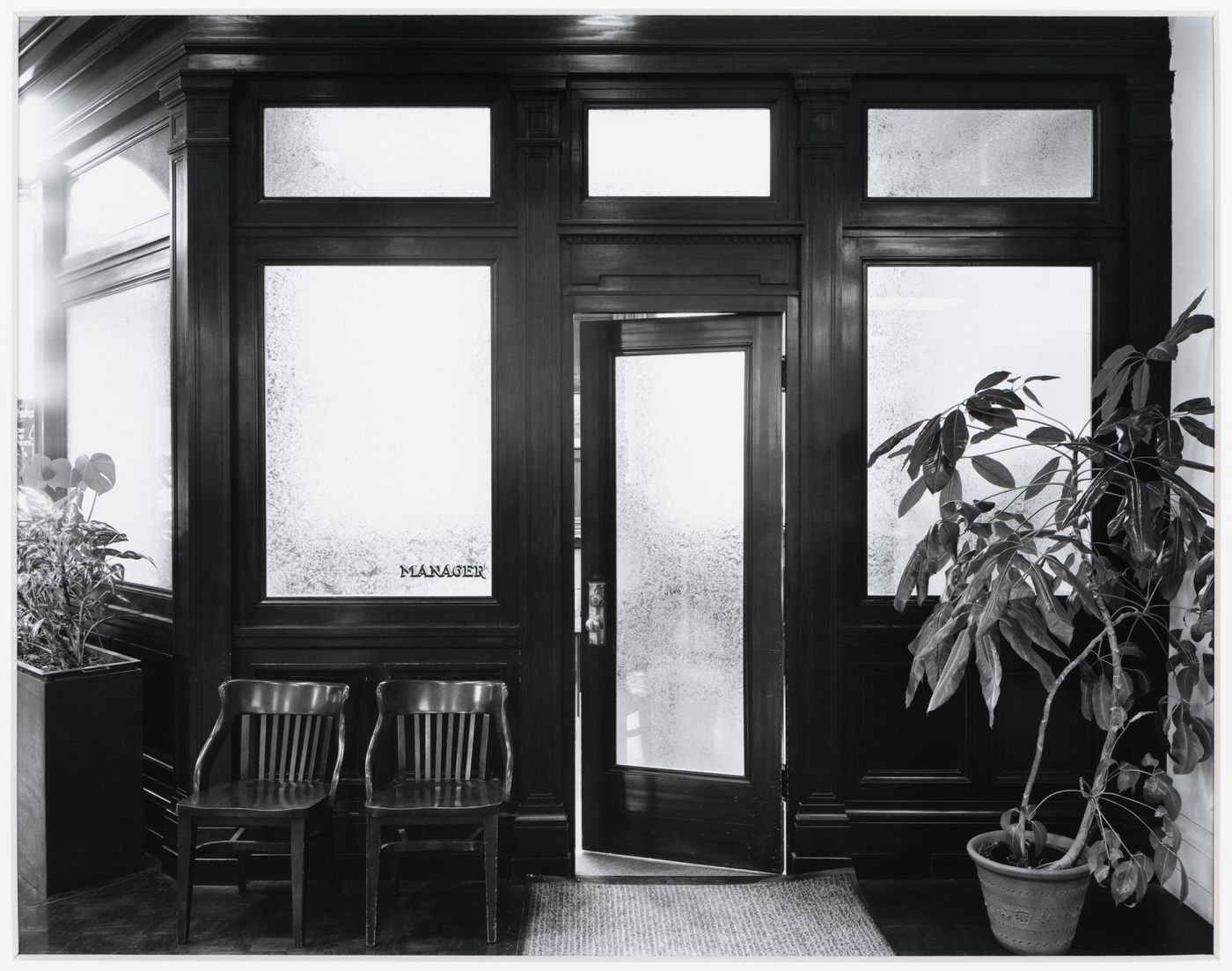 Manager's office, Bank of British Columbia (now Canadian Imperial Bank of Commerce), Victoria, British Columbia