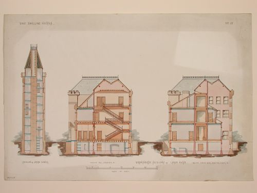'Two Dwelling Houses' - Transversesection