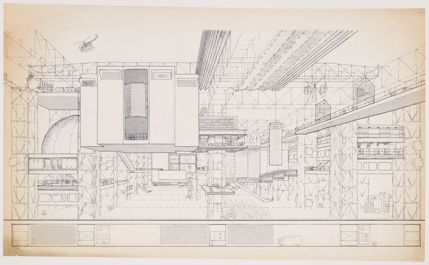 Fun Palace: interior perspective