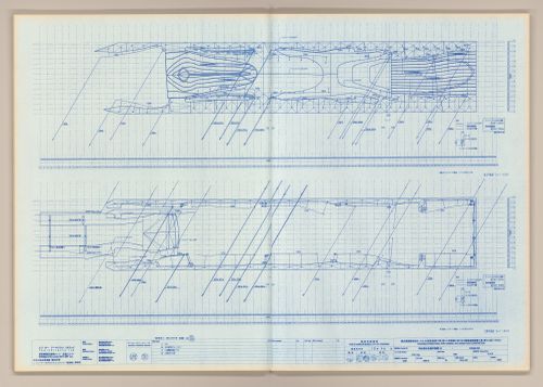 Plans of drainage for Yokohama International Ferry Port Terminal