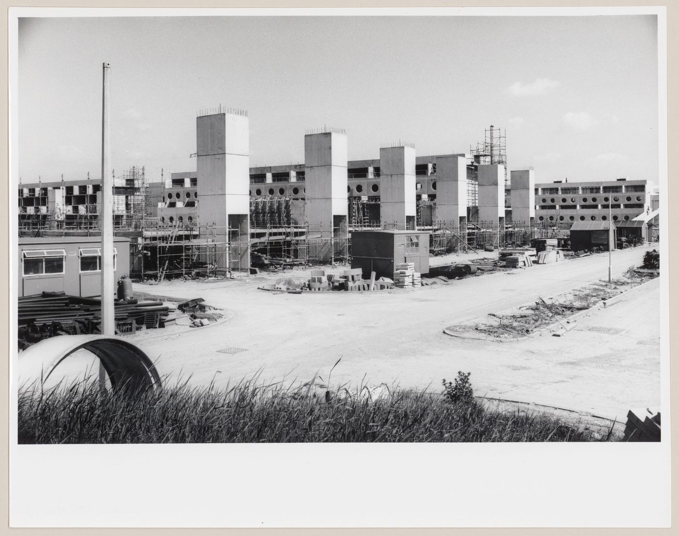 View of Southgate Housing Phases I and IA building site, Runcorn, England
