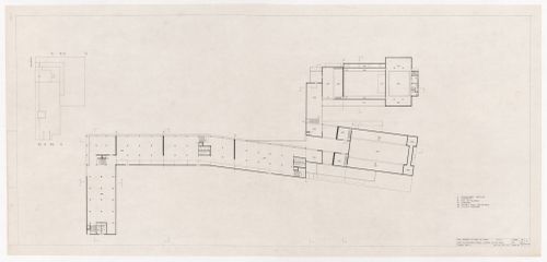 Level four plan for Centro Cultural de Sines, Sines, Portugal