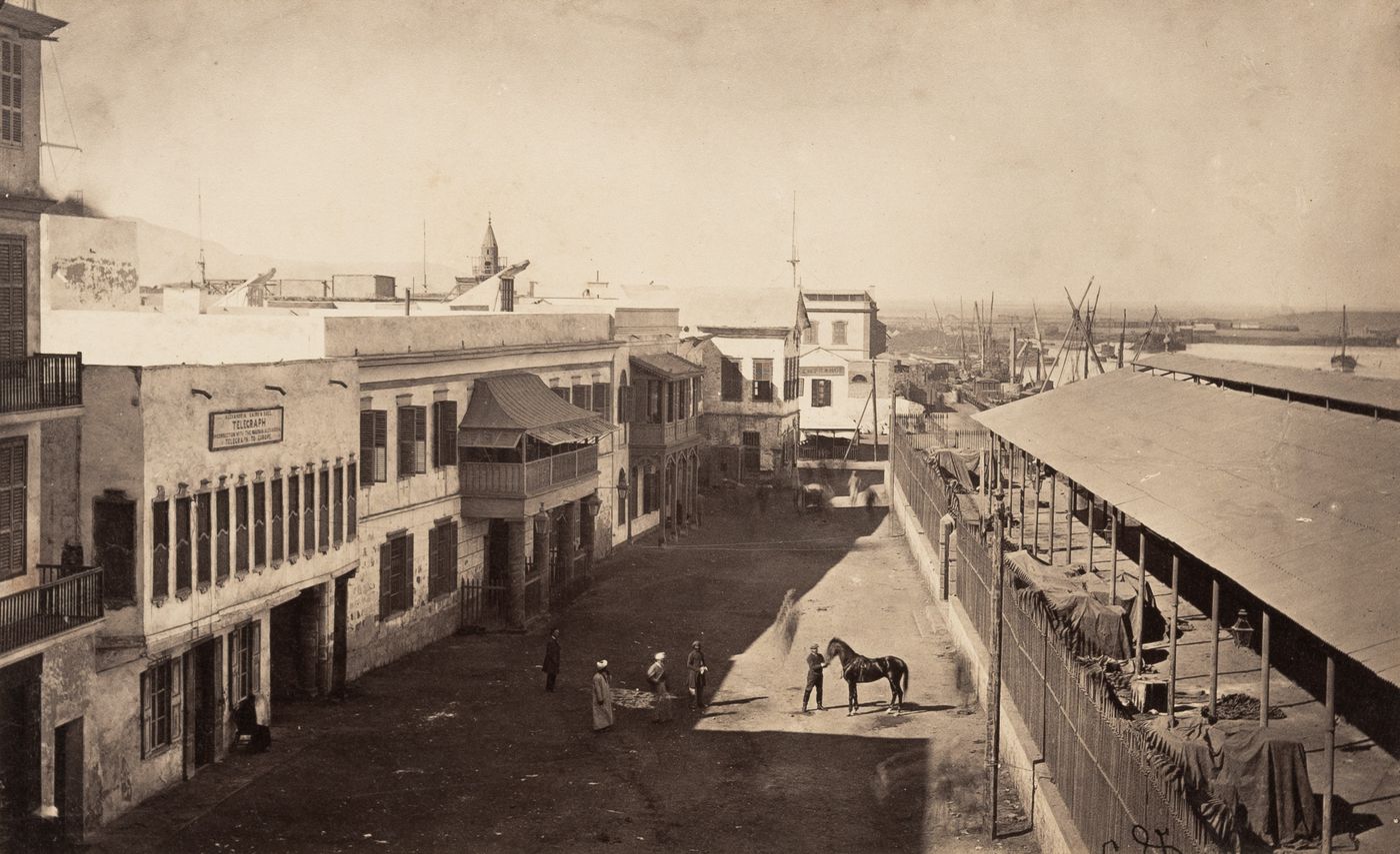 View of Suez Town, Suez Canal, Egypt