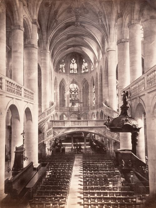 Plate from album ''Buildings, parks and streets of Paris, Versailles and environs, France''