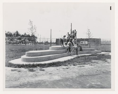 View of Recreational area, 18th and Bigler Streets, Philadelphia, Pennsylvania