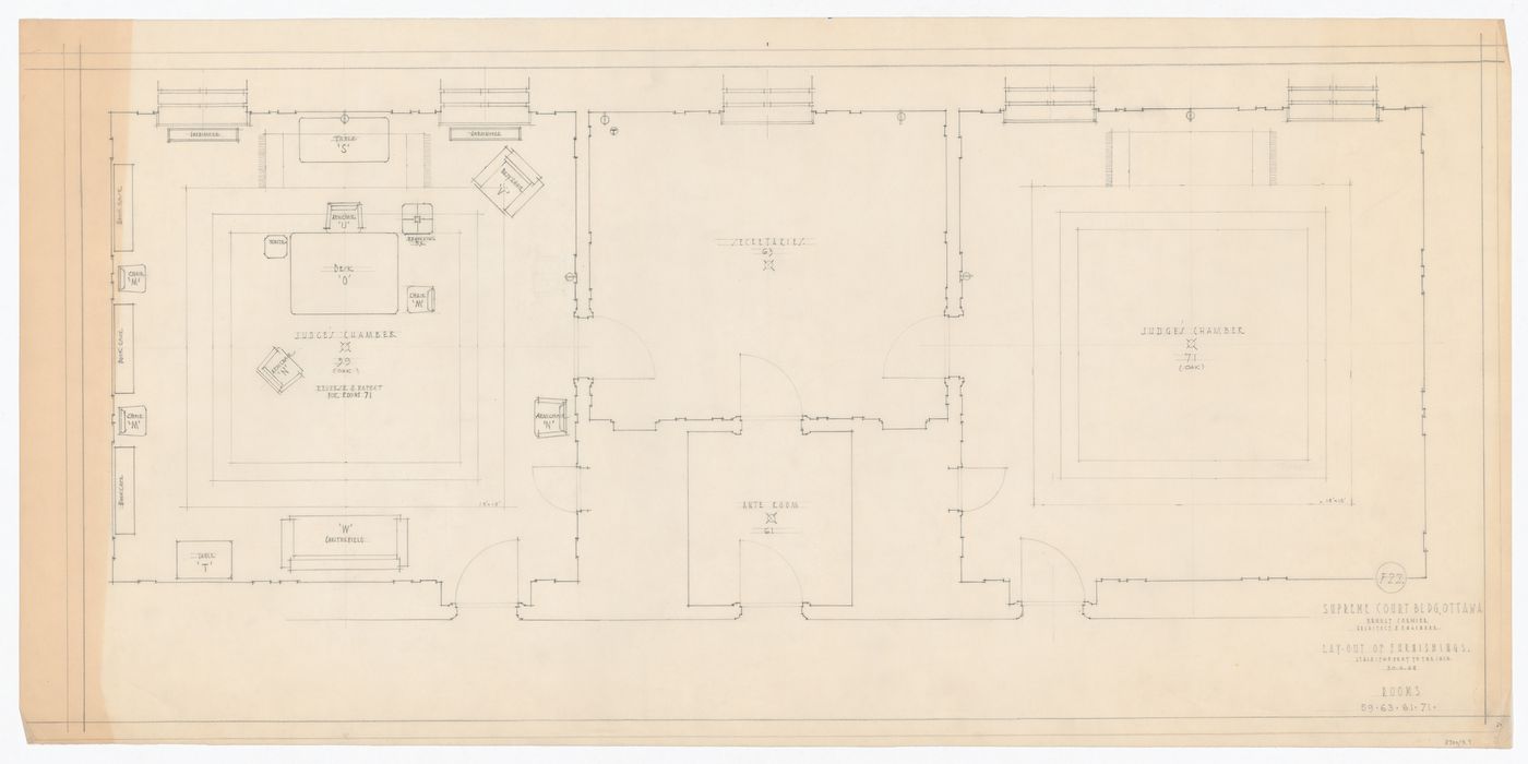 Plan pour Cour suprême du Canada, Ottawa, Ontario