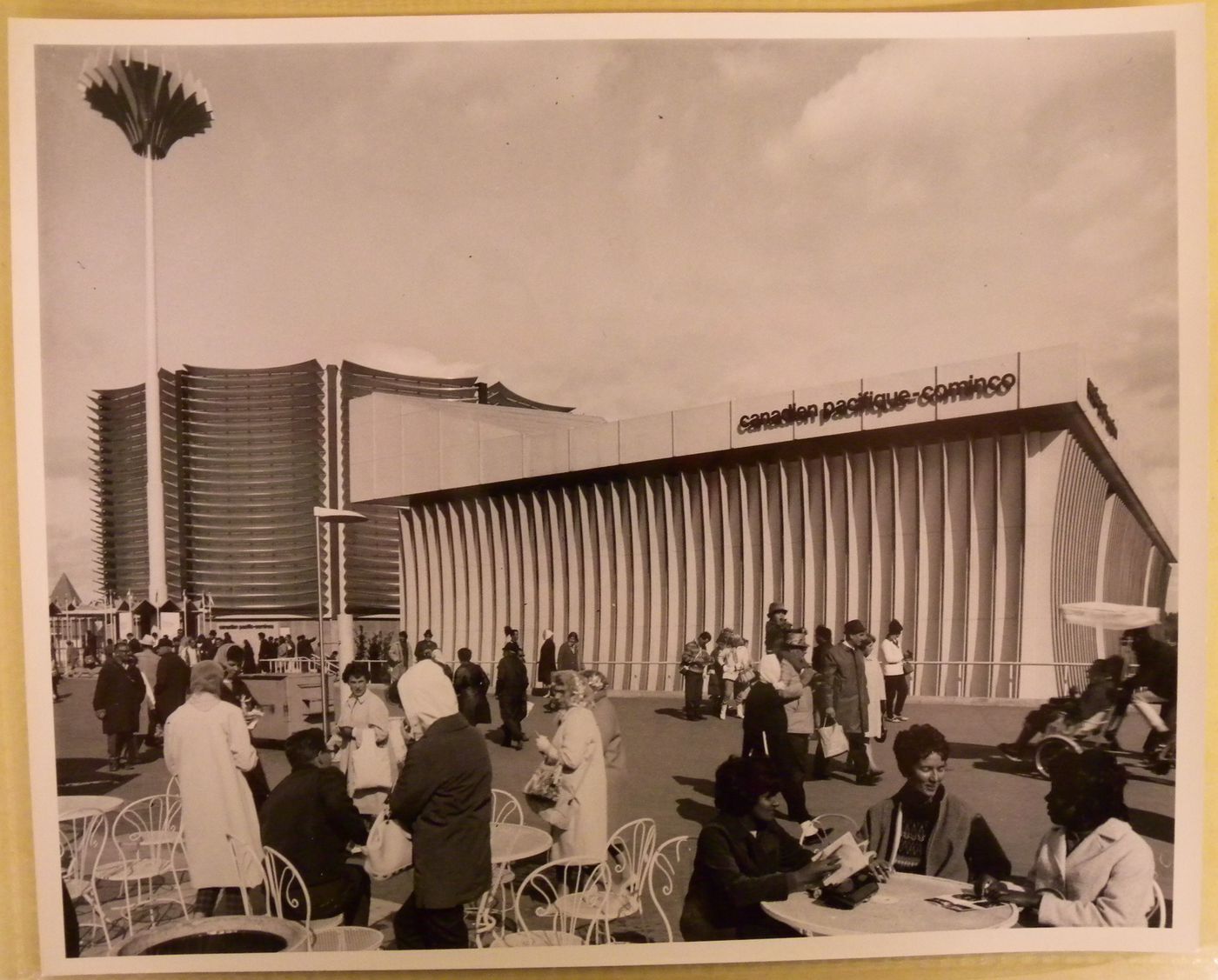 View of the Canadian Pacific-Cominco Pavilion, Expo 67, Montréal, Québec