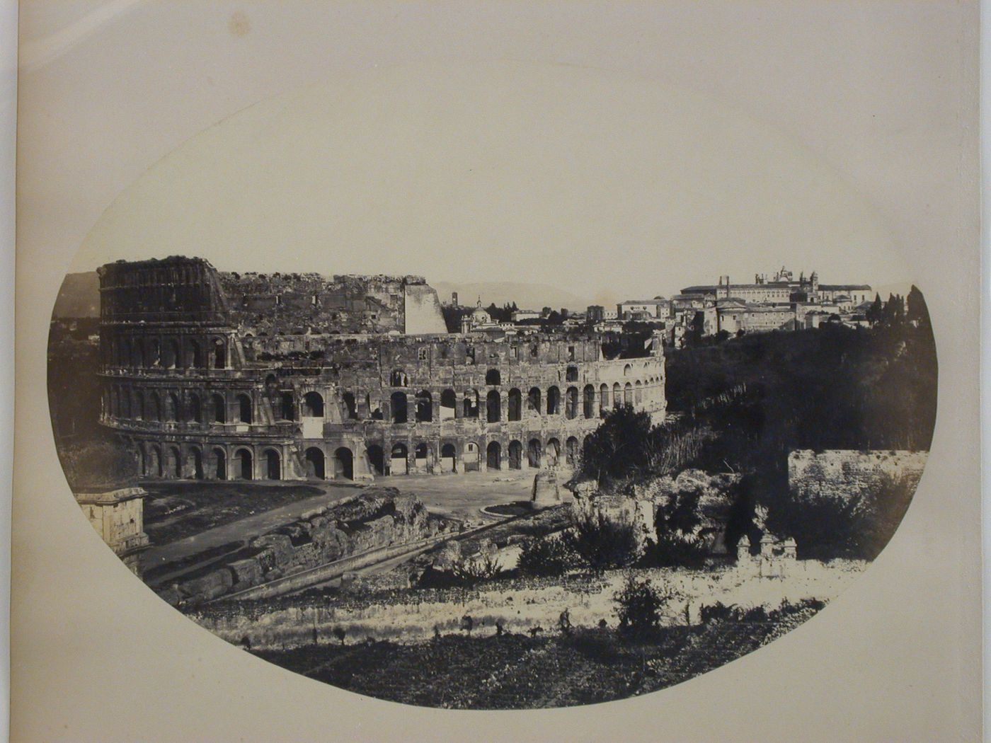 Plate from album ''Views of Italy, Monaco, Algers, Lisbonne, Gibraltar and Montserrat by various photographers''