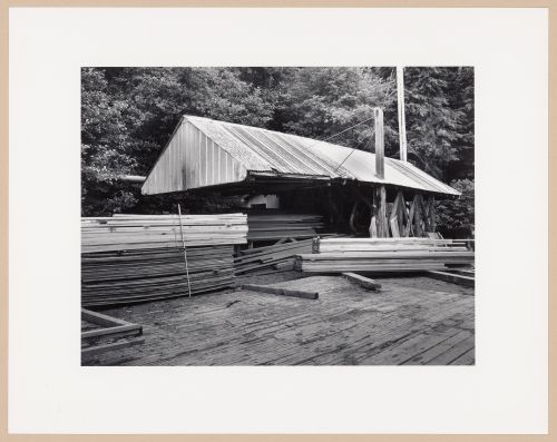 Detail of sawmill structure, Cove Mills, Telegraph Cove, British Columbia, from the series The Forms of Canadian Industrial Architecture