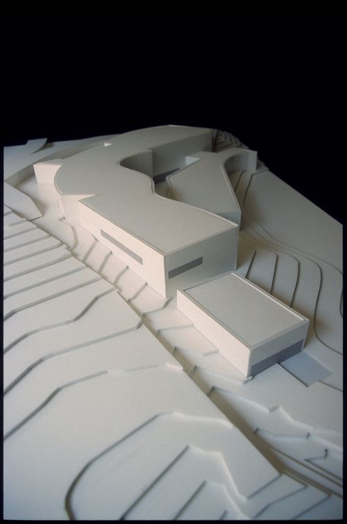 View of model for Fundaçao Miguel Cargaleiro II,  Quinta da Soledade, Seixal, Portugal