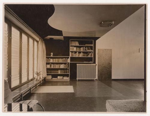 View of the living room, Dr Rabe House, Zwenkau
