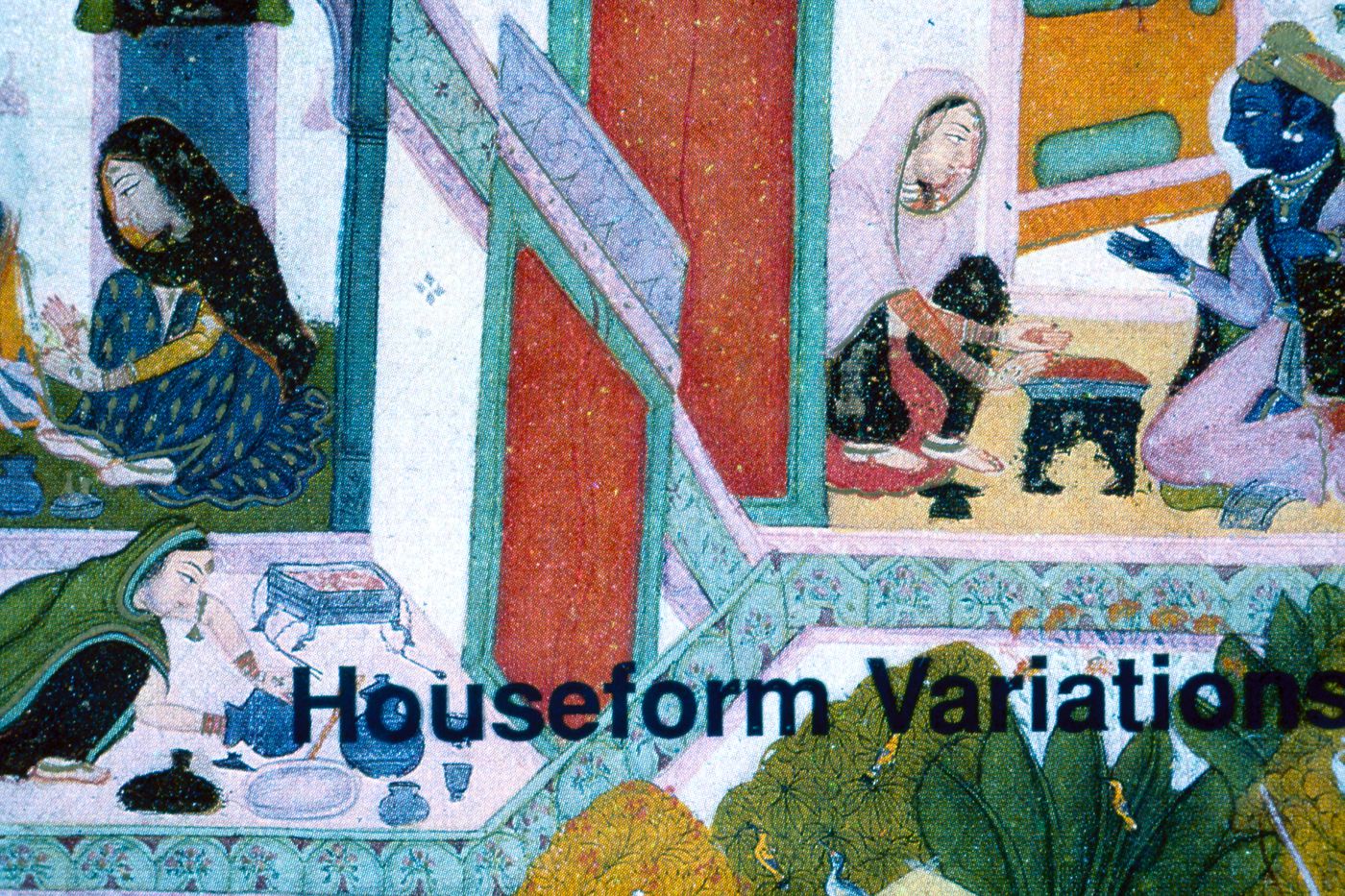 Title slide "Infrastructure Design" section of "Package 2: House Form Variation" for the Human Settlement Training Packages