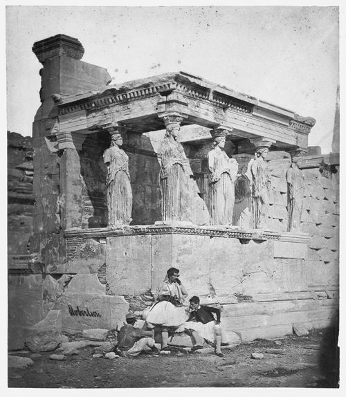View of a temple, Athens, Greece