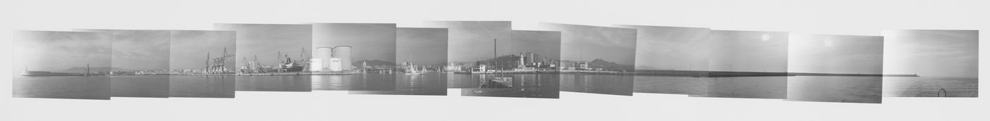 Photomontage of the Puerto Málaga, Spain