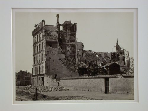 1871 Insurrection de Paris. Maison sur avenue de Roule