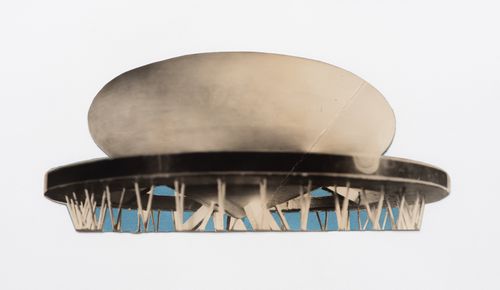 Cut-out of photograph for Sala para el espectáculo plástico y el sonido en el espacio, Córdoba, Argentina