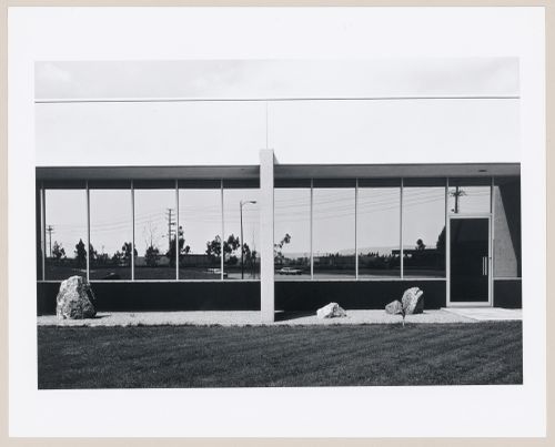 View of the south wall of Mazda Motors, 2121 East Main Street, Irvine, California, United States, from the series “The new Industrial Parks near Irvine, California”